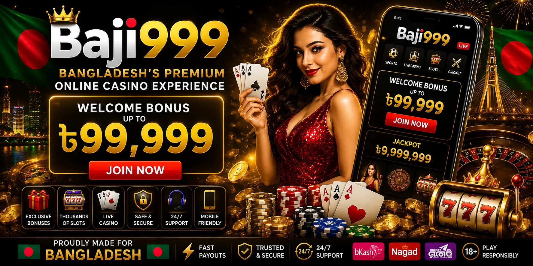 Baji999  -  hero